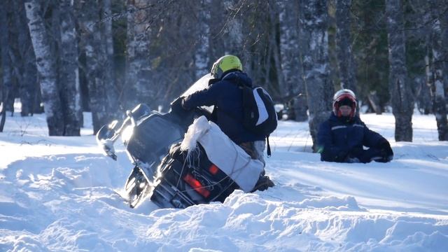 КАМЕННЫЙ ФОРФОС. Путешествие на снегоходах по горам Южного Урала. Часть 1