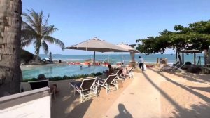 #Samui Koh Samui | Chaweng Noi Beach 🏖️ | Sheraton Samui Resort | Beachfront Pool 🏊♂️ | hotel tour