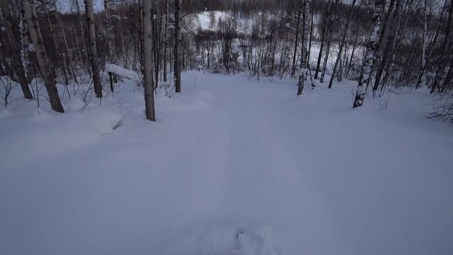 На снегоходе, река Суенга смотреть онлайн