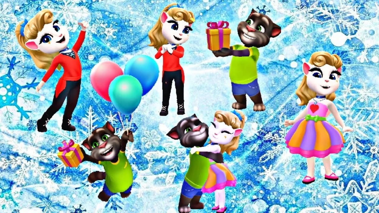 Зимняя обнова в игре Анджела2❄️☃️🎉🥳 пришлось снимать с двух мобил воскрешение видоса смотреть онлайн