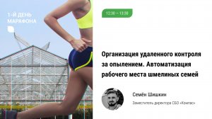 🏃 Организация удалённого контроля за опылением. Автоматизация рабочих мест шмелиных семей теплицы