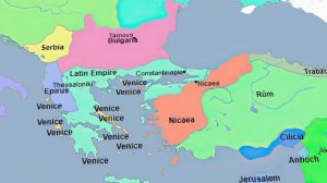 Упадок Византийской империи ⧸⧸ Четвертый крестовый поход, Латинская империя и генуэзцы в Крыму [H46a