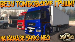 ETS 2🚚ВЕЗУ ТАМБОВСКИЕ ГРУШИ НА КАМАЗЕ 5490 NEO В МОСКВУ