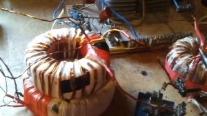 Схема накопителя для заряда конденсатора.