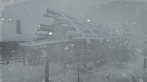 Невероятно СИЛЬНАЯ МЕТЕЛЬ для уютного зимнего сна на 5 часов. Метель в кузнице для сна