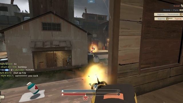 пара килов в TF2 за класс "пулеметчик" смотреть онлайн