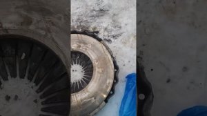 Выезд.Шакман ф2000 демонтаж МКПП