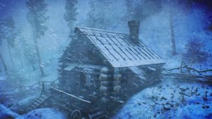 Завывающие звуки сильной метели на американской арктической станции | Расслабляющие звуки ветра