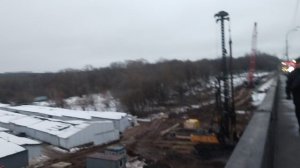 Начались активные работы около Царицынского путепровода по титулу развязки на ЮВХ