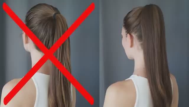 Как сделать высокий хвост как у Барби?