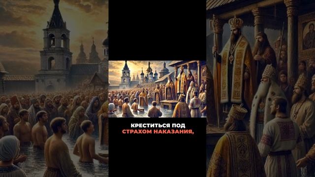 Как крещение Владимира изменило Русь #история #князьвладимир  #историяроссии