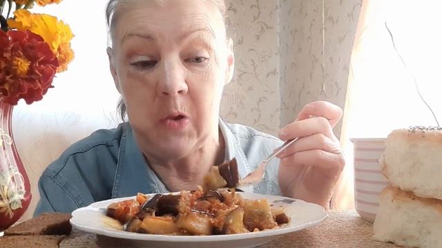 #Мукбанг Russia #Рагуизбаклажан  #mukbang  #eating  #вкусно