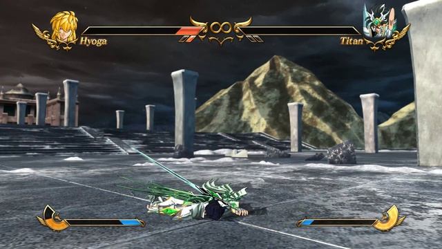Hyoga syberias winter cloth -episode g- vs titan (no helmet) skin mod SAINT SEIYA SOLDIERS SOUL 202