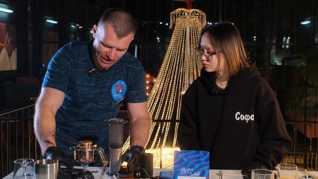 Готовим бамбл на кофе из турки и аэропресса/живая съемка «КОФЕЛЕТО»
