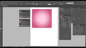Как создать градиент в Adobe InDesign?
