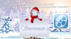 Free ProShow Producer project - Snowman2  ID 23102019