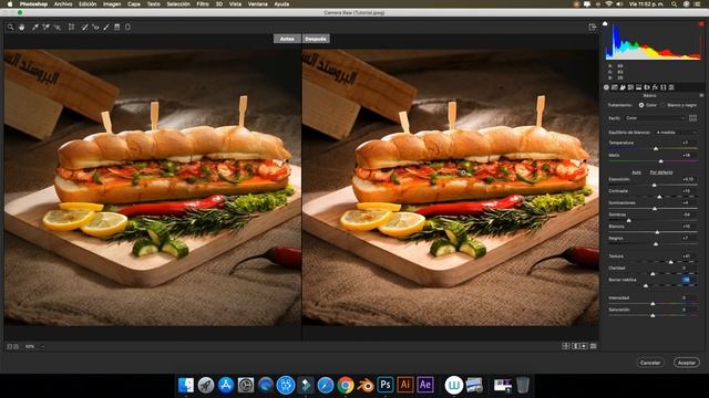 Photoshop Tutorial | Retoque Fotográfico de Comida SUPER FÁCIL | EASY WAY to Retouch Food