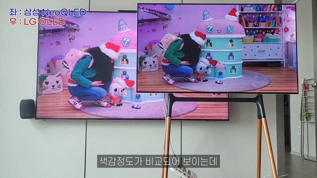 초기 OLED TV와 22년 NeoQLED 중 어떤게 좋아보일까 | LG OLED 55EF9500 vs SAMSUNG Neo QLED KQ75QNB85 смотреть онлайн