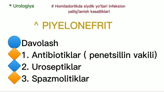 HOMILADORLIKDA SIYDIK YOʻLLARI INFEKSIYALARI #khan #tibbiyot #davolash #urologia #homiladorlik #dor