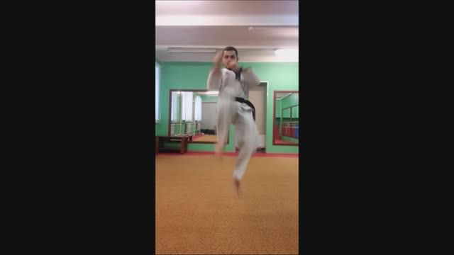 Taekwondo WTF. Удары ногами.Ильдан Ап Чаги.