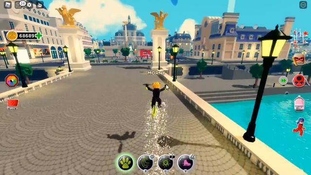 ОБЗОР ОБНОВЛЕНИЯ В РОБЛОКС ЛЕДИ БАГ И СУПЕР КОТ  ROBLOX ОБНОВЛЕНИЕ - АКВА КОТ И СПОСОБНОСТИ