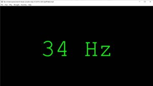 Ten-minute express test of stereo acoustics bass 25-40 Hz. 2020 (ipuff5test)