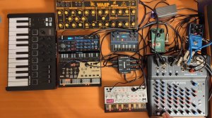 Synth jam #1 Behringer WASP | Behringer ProVSmini | Behringer JT-4000 | Korg Volca Drum