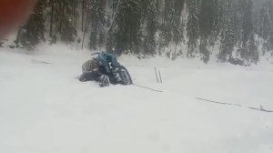 Синий трактор.  Дорога жизни по реке  Зилим