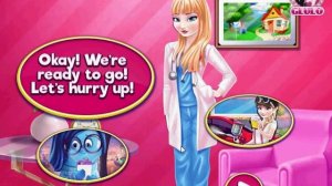 Doctor Elsa Taking Care of Anna (Доктор Эльза лечит Анну) - Мультик для девочек