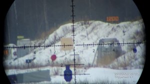 Винтовка Heckler & Koch MR308 308win. Прострел мишеней на 492-1200м. пуля Nosler RDF175 на Ирбис 150