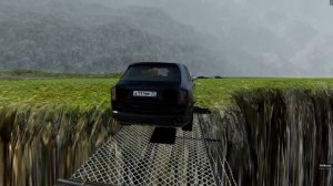 ВОРОТА В АД! ХРУПКИЙ МОСТ ИЗ СТАЛЬНОЙ СЕТКИ | BeamNG.drive