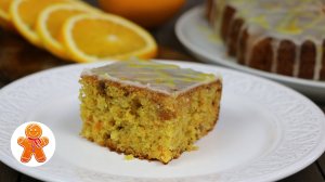 Морковный пирог с апельсиновой глазурью
