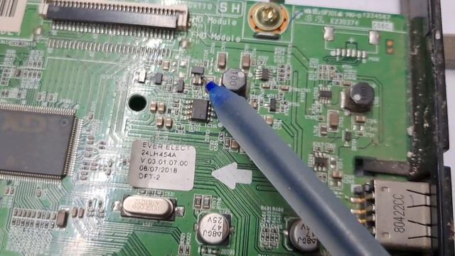 How to Repair Change Broken Screen Led tv Panel +12V to +5V Matching Motherboard Led tv Panel