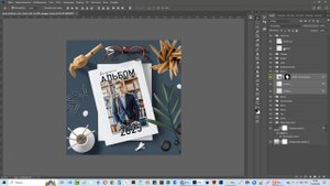 Как вставить обложку фотокниги в мокап. Видеоинструкция к мокапу №3