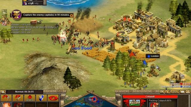 Прохождение Rise of Nations. Завоевание мира (Франция). Часть 4-4 - Британские острова (Бритты) смотреть онлайн