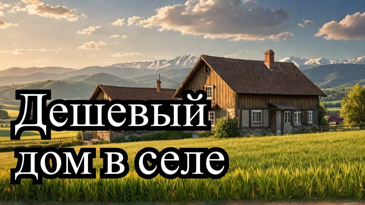 Самый дешевый дом в селе Молдаванское // Недорогой дом в Краснодарском крае