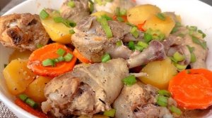 Курица запечённая с картошкой. Простой и быстрый рецепт, который понравиться всем.