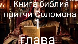 притчи Соломона 1я глава