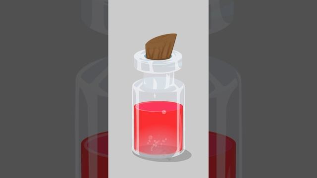 Выпьешь за здоровье? Анимация - Колба с зельем