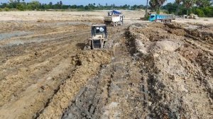 Строительство, засыпка грязью, продолжение