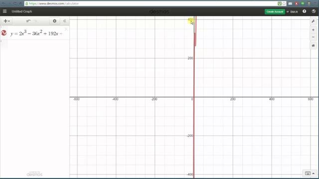 Ex 2: Determine the Local / Relative Extrema of a Cubic Function Using Desmos (Challenging)