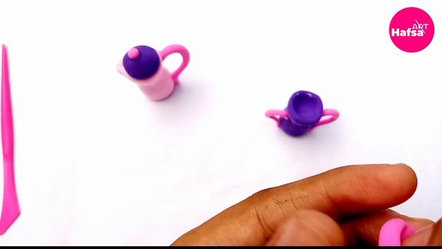 Amazing technique make kitchen set with polymer clay| Miniature clay kitchen set| Primitive kitchen