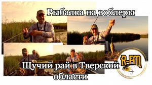 Рыбалка на воблеры и щучий рай в Тверской области
