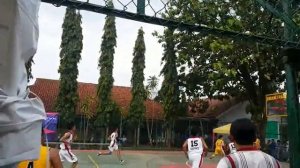 Semifinal Defender vs SMA Sejahtera Depok quarter 4 dalam NEVAR SMAN 1 Parung 2015