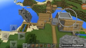 Сид на деревню minecraft PE