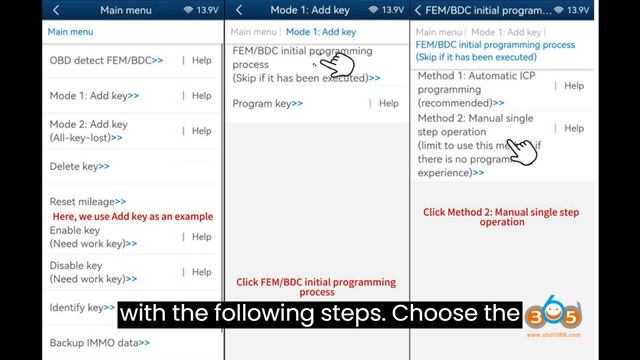 Guide to Recovering BMW FEM BDC Coding with Yanhua Mini ACDP