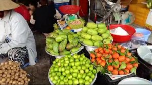 Дневной рынок в Фукуоке, атмосфера