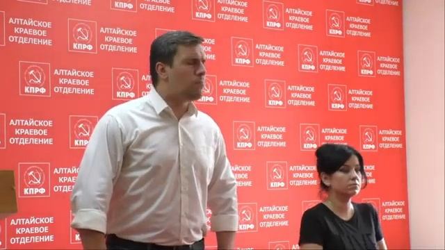 Яркая речь Николая Бондаренко в Барнауле