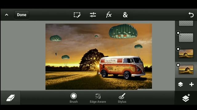 Create Realistic Sunset Effect whith van Ps touch Photo Editing Tutorial