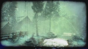 Заснеженная деревенская река - Зимний ручей - Текущая вода - Звуки для сна - Белый шум - 5 часов
